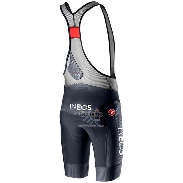 Ineos Grenadiers Ropa Ciclismo Culotte Corto 2021 Mangas Cortas APagado Azul